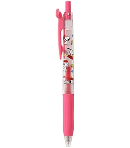 Amazon | スヌーピー サラサマスコット付きクリップ0.4mm ブルー